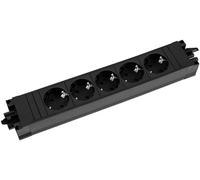 Bachmann Step Base 5X - Contacto de protección 230V RA GST In/Out Negro Enchufe Europeo 906.18821