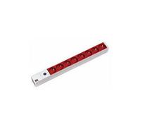 Bachmann Unidad de Distribución de Energía 19'' 1U 8xUTE Rojo