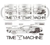 Taza Planos DeLorean Regreso al Futuro Back to the Future 300 mls