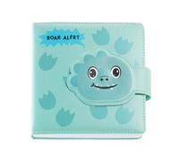 Back2Fun - Cuaderno Liso con Cierre de Imán, Libreta de Notas Acolchada para Llevar en la Mochila, 96 Hojas de 80 g/m², Diseño Infantil de Dino