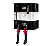 Backyard Fish Pond Filter Box - Aquarium Filter Turnover Box | Turtle Tank Water Purifier | Industrial Air And Water ilter System - Multi-Layer Biological Turnover Boх With Top ilter Screen