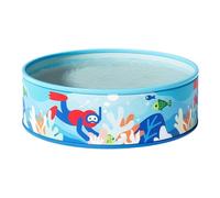 Backyard Swimming Pool, Thickened Round PVC Portable Pool for Kids and Adults, Outdoor Family Water Pond Bath Yard, Patio, Garden, Oro Verano Relajación Playtime Fun 35,43 x 13,78in