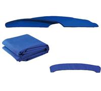 BaCover Cubierta de Repuesto para Toldo Bimini 3BOW, Lona 600D Duradera de Grado Marino, Toldo para Barco, Lona de Repuesto Solamente, Sin Marco,Azul,3BOW 73"~78" W