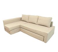 BACoverZone-Funda de Sofá para Sofá Cama Friheten, Cubre Sofa en Forma de L, Fundas para Sofa Chaise Longue Lavable, Protector para Sofás para Salón（T-3，Izquierdo