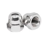BACSHBY 10 Piezas Tuercas Ciegas Hexagonales M10 Acero Inoxidable DIN 1587 Tuercas Sombrerete Hexagonales para Tornillos, Pernos y Varillas Roscadas