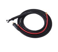 Badafaci Antorcha TIG Refrigerada por Aire WP-17V, Kit de Antorcha de Soldadura con Cabezal Flexible de 150 Amperios y 16,4 Pies con 5 Boquillas de Cerámica y 3 Colectores para MIG135