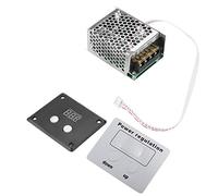 Badafaci Regulador de Voltaje SCR Controlador de Velocidad de Atenuación Digital de 4000 W con Rectificador de Silicio Circuito de Absorción de Ondas de Disipador de Calor Grueso de 40 A para