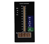 Badafaci Transmisor de Nivel Sumergible con Control de relé, Alcance de | Monitor de tanque de líquido de 4-20 mA, pantalla gráfica de barras LED inteligente, salida de alarma de 4 canales, sensor