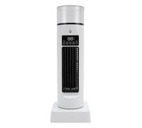 Badafaci Ventilador de Aire Acondicionado Portátil, Luz Nocturna de 7 Colores, 6 Velocidades Ajustables con Control Remoto para Dormitorio de Oficina de Escritorio