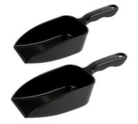 Bafnsiji Cuchara de Hielo de plástico, Cucharas de Cocina, Cuchara de Hielo de plástico para máquina de Hielo, Comida Dulce Harina Scoop, Palomitas Chips Snack Postre Especias Pala,2pcs