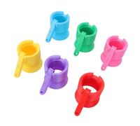 BAFOVY Abridor de Botellas de Cerveza, Abridor de Tapas de Botellas, Juego de 6 Piezas, Diseño de Palanca Ergonómico Impreso en 3D, Antideslizante para Barbacoas, Portones Trasero