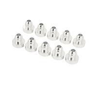 BAFOVY AN6 Soldadura en Conector de Tapón 10 Piezas 6061 T6 Aleación de Aluminio Macho Soldadura en Conector Rosca de 1 2 Pulgadas para Adaptador de Manguera de Aceite Tanque de de Carreras