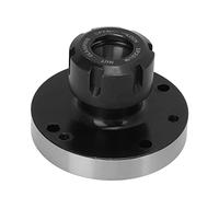 BAFOVY Asiento de Mandril de Pinza ER25 Asiento de Mandril de Acero Al Carbono 80 Mm Precisión de 0,005 para Torno Compacto Fresadora CNC Máquina de Grabado Sujeción de Herramientas