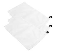 BAFOVY Bolsa de Red de Limpieza Bolsas de Filtro de Malla Fina Paquete de 10 33 X 20 Cm para Aspiradora de Piscinas, Diseño de Cremallera, Captura de Malla Fina, Bordes Cosidos para Limpieza de