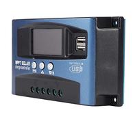 BAFOVY Controlador de Carga Solar MPPT Regulador de Panel Fotovoltaico Carga de Alta arola LED Industrial Parámetros de Descarga Ajustables Protección de Corriente Inversa MOS Dual