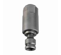 BAFOVY Convertidor de Llave de Impacto Adaptador de Llave de Impacto de Acero con Alto Contenido de Carbono con 2 Hoyos 2 Ranuras Vástago Redondo para Taller de Reparación de Taladros Uso en Taller de