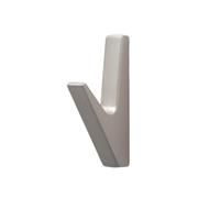 BAFOVY Gancho Metálico para Ropa en Forma de Y, Gancho para Abrigo de Armario con Diseño de Tornillo Oculto para Armario, Baño, Cocina, Puerta, Entrada Y Pared (Cepillada mate)
