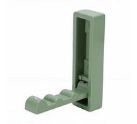 BAFOVY Gancho Plegable Montado en la Pared para Ahorrar Espacio, Gancho Plegable para Abrigos, de Pared con Aleación Resistente para Entrada de Cocina y (Esquina cuadrada mate gris verde)