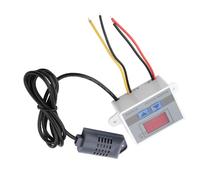 BAFOVY Higrómetro Digital XH-W3005, Controlador de Humedad, Precisión de 0,1% de Humedad Relativa, Funciona con 12 V o 220 V para Uso Doméstico e Industrial (12V)