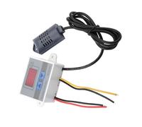 BAFOVY Higrómetro Digital XH-W3005, Controlador de Humedad, Precisión de 0,1% de Humedad Relativa, Funciona con 12 V o 220 V para Uso Doméstico e Industrial (220V)