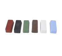 BAFOVY Juego de Barras de Pulido de Metales, Pasta de Pulido de Cera para Metales, 6 Piezas para Acero Inoxidable, Aluminio, Cobre, Sólido Multifuncional para Eliminación de Rebabas, Piezas Fundidas