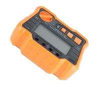 BAFOVY Medidor Digital de Megaohmios Probador de Resistencia de Aislamiento ABS 100V 250V 500V 1000V Pantalla LCD Descarga Automática Apagado Automático para Electricistas Equipos de Inspección del