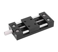 BAFOVY Mesa Deslizante Aleación de Aluminio Ejes X Mesa Deslizante SP40A DB35 Perilla de Engranaje de de 35 Mm Control de Ajuste Fino Guía de de Milano Carga de 3 Kgf para Uso de Impresora de Medición