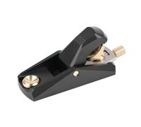BAFOVY Mini Cepilladora de ángulo bajo, Herramienta de Plano Manual de | Cuerpo de Aluminio de ángulo bajo de 33° Perilla de Latón Hoja de Acero