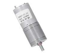 BAFOVY Motor de Engranajes de CC, Bobina de Latón, Motor de Engranajes de 12 V, 10 RPM, de Reducción de Velocidad de bajo Ruido y Alta Torsión para Automatización de Oficinas, Cerraduras Electrónicas,