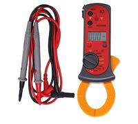 BAFOVY Pinza Amperimétrica Multímetro Digital ABS 600A 600V LCD Pinza Amperímetro para Electricistas y Uso Doméstico con Corriente CA CA CC Resistencia de Voltaje Tamaño de Bolsillo Rango Manual