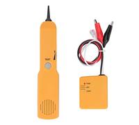 BAFOVY Probador de Cables de Red Probador Ethernet ABS con Buscador RJ11 Comprobación de Continuidad Medición de la Longitud del Cable Ubicación del Punto de Interrupción para Cableado LAN Técnicos de