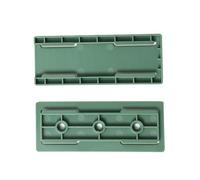 BAFOVY Soporte para Regleta de Enchufes, Soporte de Enchufe Adhesivo de PP sin Perforaciones de 3,5 X 9,7 Cm, Gestión de Cables de Montaje Deslizante para Azulejos de Vidrio de Escritorio de Pared,