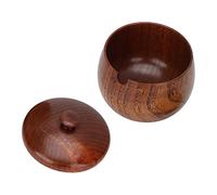 BAFOVY Tarro de Condimentos de Madera de Azufaifa, Contenedor de Especias Multiusos con Acabado Natural, Perfecto para Cocinar y Almacenar en la Cocina (Modelo lacado grande)