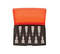 Bahco 1.3cm Drive Conector Broca Torx Juego 9 Piezas Acabado Mate En Caja S9TORX