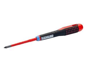 Bahco BE-8810SL - Destor. Ergo Aislo Integrado Pz1X80 | Aislamiento VDE de hasta 1000 V | Probado por IEC 60900 | Punta de precisión | Agarre cómodo para trabajos eléctricos