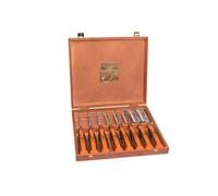 Bahco Bisel Madera Borde Juego de Cinceles 8 Piezas Tamaño 6A 38mm BAH424PS8