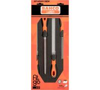 Bahco Fit&Go, plantilla de espuma de 1/3, juego de limas ERGO - 4 piezas.