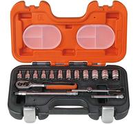 BAHCO Jgo De Vasos 1/4", 16 Piezas S160 X6 UNIDADES
