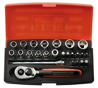 BAHCO Jgo Vasos 1/4" 25 Pzs SL25 X20 UNIDADES