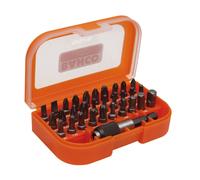 Bahco - Juego de 31 Puntas 1/4 Pulg para Tornillos: Ranurados, Phillips, Pozidriv, Torx, Hexagonales - Incluye Portapuntas y Adaptador