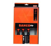 BAHCO Juego de destornilladores Bahcofit de 8 piezas, puntas planas y Phillips