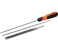 BAHCO Juego de limas para motosierra 4,0 mm 3/8" RG