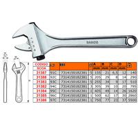 Llave ajustable mol. lateral cromada 97c