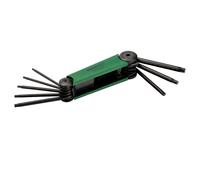 BAHCO Llave Torx Plegable de Acero con 8 Puntas
