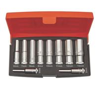 Bahco Juego de vasos S0810L SG60 1/4 profundos