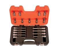 Bahco Torx Star 1.3cm Drive Enchufe Juego 18 Piezas Largo Y Corto S18TORX