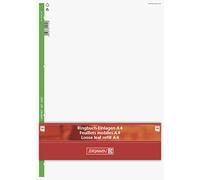 Baier & Schneider - Anillas de recambio para archivador, A4, 70 g/m², 4 orificios, 100 hojas), color blanco