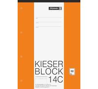 Baier & Schneider - Bloc de papel para cartas (tamaño A4, 50 unidades), color blanco
