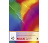 Baier & Schneider Brunnen 104590323 - Cuaderno escolar (A5, 16 hojas, a rayas, con borde, clase 3)