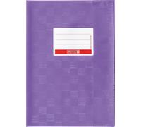 Baier & Schneider - Sobrecubierta para libros y cuadernos tamaño A4, 21,5 x 30,7 cm, color morado